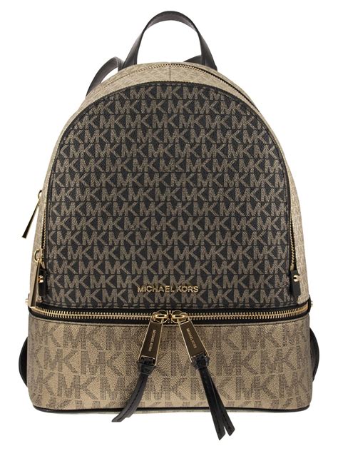 michael kors rhea backpack large vs medium|Michael Kors rhea backpack large.